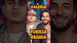 Fuerza Regida Maluma  VALERIA Letra  Lyrics shorts [upl. by Eirrotal]