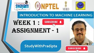 Introduction to Machine Learning Week 1 Assignment 1 answer solution july 2024 NPTEL Swayam [upl. by Annnora721]