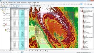 How to extract Elevations from DEM to points of sampling grid in ArcGis [upl. by Arenat]