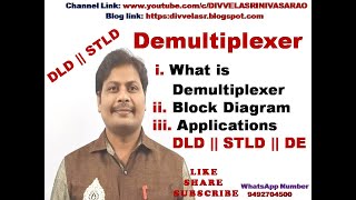 Introduction to DemultiplexersDeMux  What are Demultiplexers  Digital Electronics  DLD  STLD [upl. by Ahseekan]