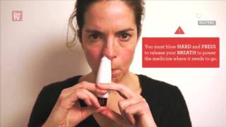 Nasal spray device to treat mental disorder [upl. by Sallad]