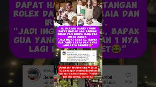 AL Ghazali Ulang Tahun Dapat Hadiah Jam Tangan dari Maia dan Irwan Mussy alghazali maiaestianty [upl. by Nickolas272]