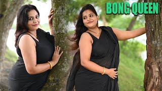 Saree Fashion  Saree Lover  Saree Sundori  Bong Saree  BONG FASHION  BLACK SAREE [upl. by Assina133]