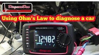 Using Ohms law to diagnose a car [upl. by Kaia306]