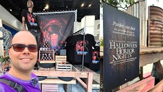 Halloween Horror Nights 33 Update  Scarezone Props Up In Universal Studios [upl. by Mak]