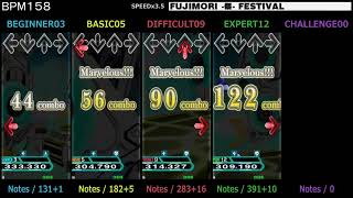 DDR  FUJIMORI 祭 FESTIVAL  SINGLE DanceDanceRevolution 2014 [upl. by Anesor267]