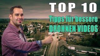 TOP 10 🎬 Tipps für professionelle Drohnen Videos [upl. by Linetta]