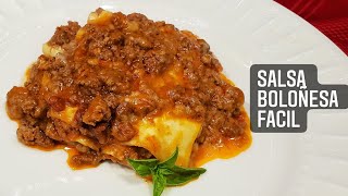 SALSA BOLOÑESA ITALIANA  Como preparar ragù italiano de carne molida paso a paso  Receta autentica [upl. by Halueb]