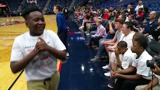 BOSS in New Orleans Pelicans getting shots up [upl. by Zara17]