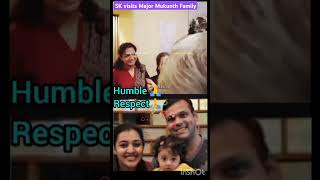 Sivakarthikeyan family visits Major mukunth family majormukund amaran sivakarthikeyan saipallavi [upl. by Brigette317]