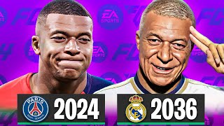 I Played The Career Of Mbappe Until He Breaks Every Record… [upl. by Xirtaeb365]