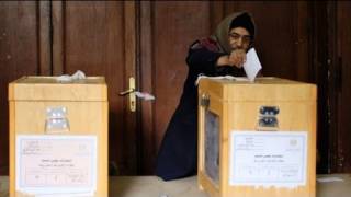 Landmark Egyptian elections enter second day [upl. by Nauqyaj167]