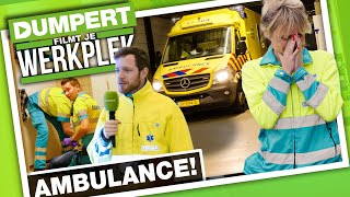 Meerijden in de ambulance in Dumpert Filmt Je Werkplek [upl. by Nowd]