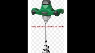 ELEKTRİKLİ BOSCH MİKSER HARÇ KARIŞTIRICI TAMİRİ [upl. by Volotta]