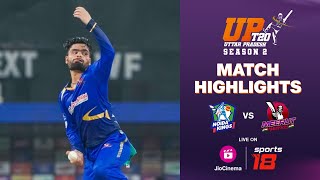 Noida Kings vs Meerut Mavericks  UPT20 Highlights  JioCinema amp Sports18 [upl. by Leahey]