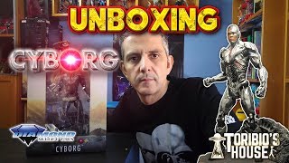 UNBOXING CYBORG JUSTICE LEAGUE FIGURE  DIAMOND SELECT TOYS [upl. by Harneen]