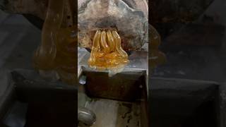 plasticrecycling manufacturing samples gold colour material trending video😱🔥🔥 [upl. by Fortunia287]