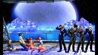 MUGEN KOF Schlussel Pre Team Vs Elegant Team [upl. by Koziel]