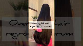 overnight hair regrowth serum shorts youtubeshorts diy [upl. by Aziram]