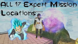 Xenoverse 2 All Expert Mission Locations [upl. by Eanat]