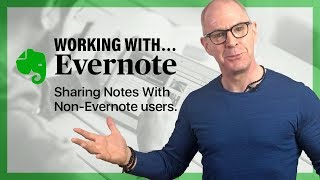 How To Share an Evernote Note With Someone Not Using Evernote [upl. by Ruy995]