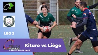 Kituro vs Liège  Belgian Championship 2425  Leg 2 [upl. by Erasaec163]