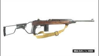 NRA Gun of the Week US M1A1 Carbine [upl. by Ahsitauq157]