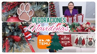 COMPRAS NAVIDEÑAS DE TEMU A MUY BUENOS PRECIOS🎄 DECORACIONES  ROPA  ZAPATOS Y MAS blackfriday [upl. by Licko]