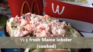 FIND OUT McDonalds Lobster Sandwich SECRET RECIPE [upl. by Enelrae]