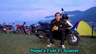 YAMAHA Fascino 125 Fi  Offroad Ride amp Camping  Nepal [upl. by Alysia]