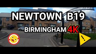 DRIVE THROUGH NEWTOWN IN BIRMINGHAM B19 HOME TO TRILLS 9boyz  BIRMINGHAM HOODS IN 4K [upl. by Biernat332]