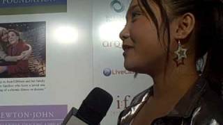 Charice Pempengco w Sulinh Lafontaine MySpace Celeb host red carpet Oscar Night Leeza Gibbons [upl. by Helbonna]