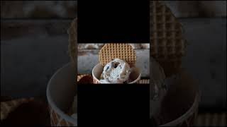 4 ingredients Stracciatella Ice CreamNo MachineNo Eggsshorts [upl. by Halliday]