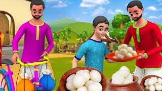 Greedy Rasgulla Seller Tamil Story  பேராசை ரஸ்குல்லா வர்த்தகர் தமிழ் கதை  Tamil Comedy Stories [upl. by Innig]