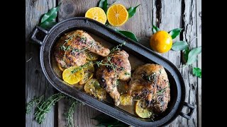 Arabic Recipe Roasted Chicken with Sumac and Lemon [upl. by Schoof]