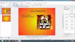 TUTO Comment faire un diaporama avec libre office fr [upl. by Frayda]