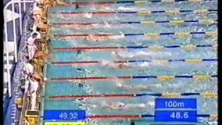 1998  Australia Silver  Mens 4x100 Free Relay  1998 World Champs  Klim Pine Upton Fydler [upl. by Aivart]