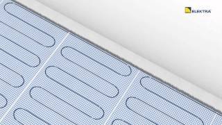 Underfloor Heating  ELEKTRA Heating Mats  Installation [upl. by Eseneg]