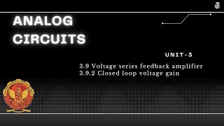 392 Closed loop voltage gain  EC405 [upl. by Kaine414]