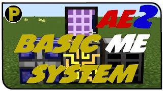 How To Make A MESystem Applied Energistics 2 Modded Minecraft TUTORIAL [upl. by Palm147]