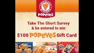 Louisiana Kitchen Food Menu Review 2020 How to Get 100 Popeyes Gift Card 2020 [upl. by Maximilianus]