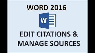 Word 2016  Citations References  How to Insert Add Do Put Citation Reference in Microsoft MS 365 [upl. by Ysiad]