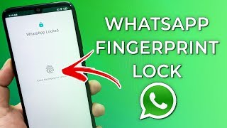 How to Use WHATSAPP FINGERPRINT LOCK on Android [upl. by Nannoc]