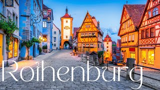 Discover the Enchanting Beauty of Rothenburg ob der Tauber [upl. by Ellehcit]