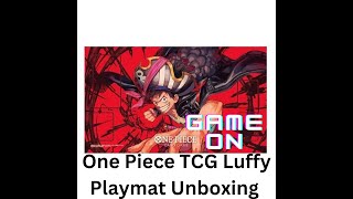 One Piece TCG Luffy Playmat Unboxing [upl. by Artined896]