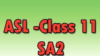 CBSE ASL Listening Class XI SA 2 Code XIL01 Audio scripts and Answer key Audio 1 [upl. by Tullus]