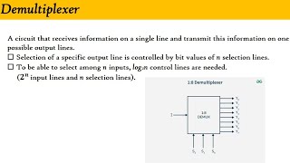 Demultiplexer part 01 [upl. by Ieppet]