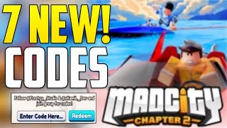 NEW ALL WORKING CODES FOR MAD CITY ROBLOX MAD CITY CODES [upl. by Lledraw]