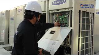 Gree GMV5 VRF Maintenance  Ⅲ20 Connecting electric components [upl. by Edris]