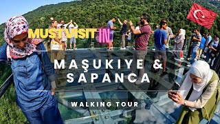 Discover Sapanca and Maşukiye 🇹🇷  Walk Tour of Türkiyes Countryside Treasures  Turkey 4k UHD [upl. by Llenal]